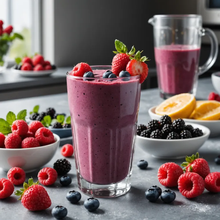 Смузи из замороженных ягод: вкусное и полезное решение для современного образа жизни