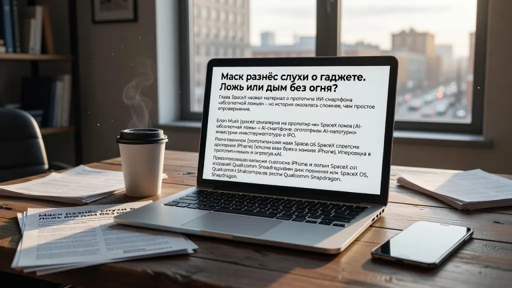 Маск разнёс слухи о гаджете. Ложь или дым без огня?