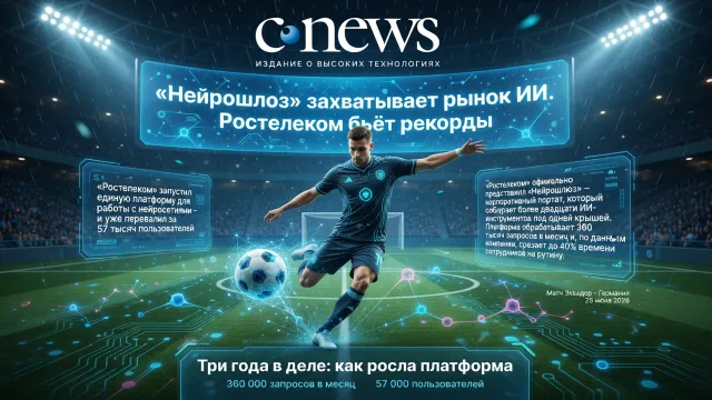 «Нейрошлюз» захватывает рынок ИИ. Ростелеком бьёт рекорды