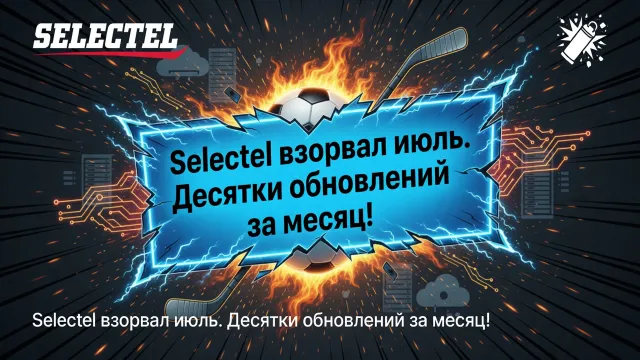 Selectel взорвал июль. Десятки обновлений за месяц!